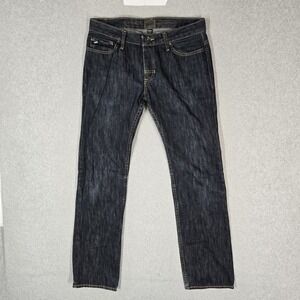 Vans Men Jeans 30X32 Dark Blue Denim Slim Straight Dark Wash 30" Inseam